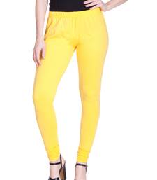Lyra Lemon Free Size Churidar Leggings