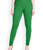 Lyra Forest Green Free Size Churidar Leggings