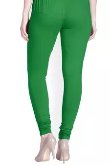 Lyra Forest Green Free Size Churidar Leggings