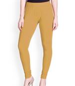 Lyra True Gold Free Size Churidar Leggings