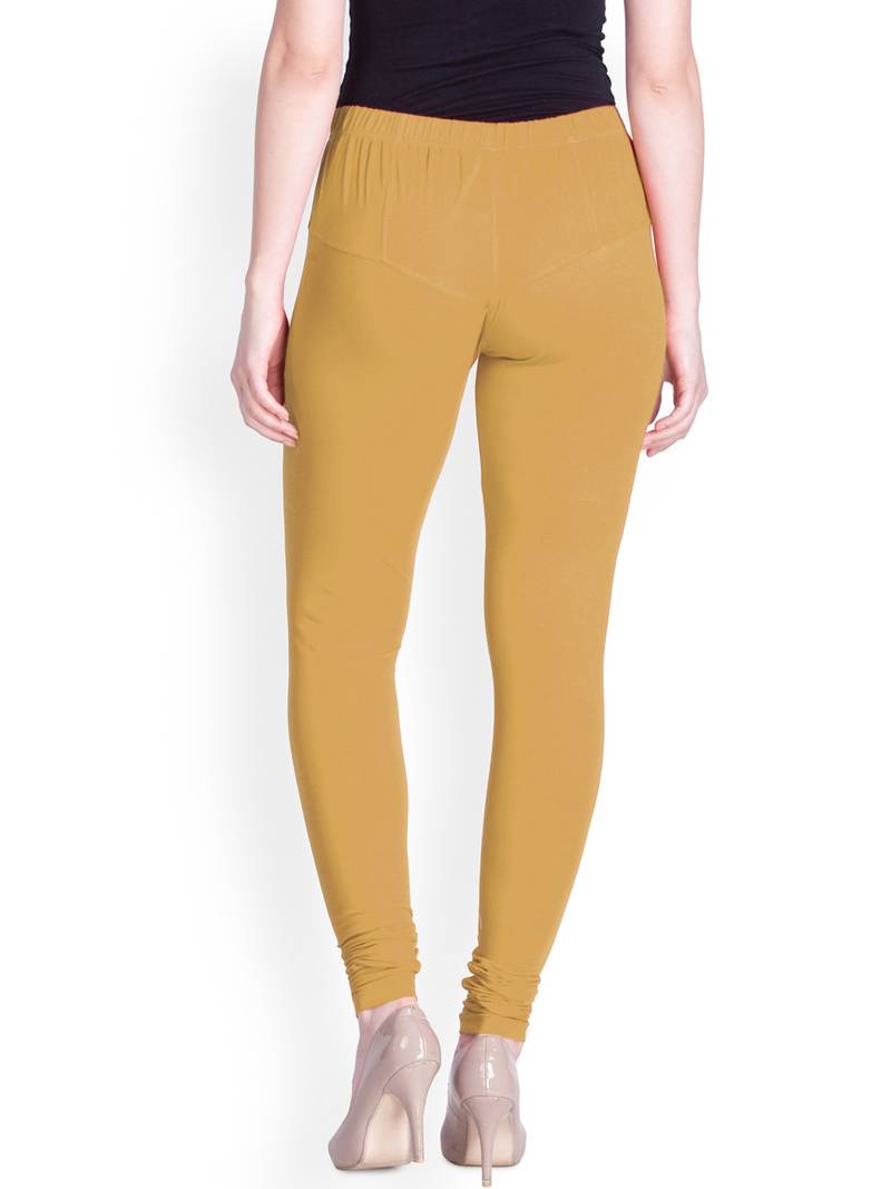 Lyra True Gold Free Size Churidar Leggings