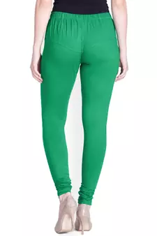 Lyra Pak.Green Free Size Churidar Leggings