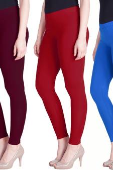 Lyra Multicolour Free Size Ankle Leggings