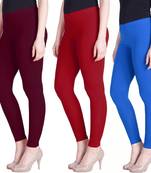 Lyra Multicolour Free Size Ankle Leggings
