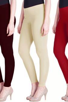Lyra Multicolour Free Size Ankle Leggings