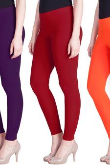 Lyra Multicolour Free Size Ankle Leggings
