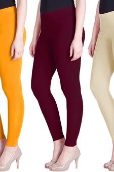 Lyra Multicolour Free Size Ankle Leggings