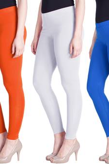 Lyra Multicolour Free Size Ankle Leggings