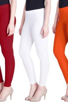 Lyra Multicolour Free Size Ankle Leggings