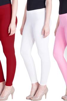 Lyra Multicolour Free Size Ankle Leggings