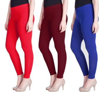 Lyra Multicolour Free Size Ankle Leggings 1