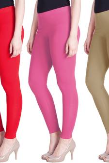 Lyra Multicolour Free Size Ankle Leggings