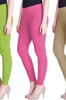 Lyra Multicolour Free Size Ankle Leggings