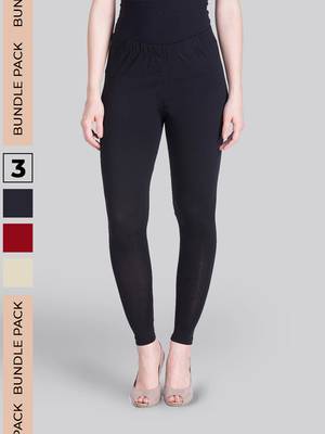 Lyra Multicolour Free Size Ankle Leggings 1