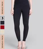 Lyra Multicolour Free Size Ankle Leggings