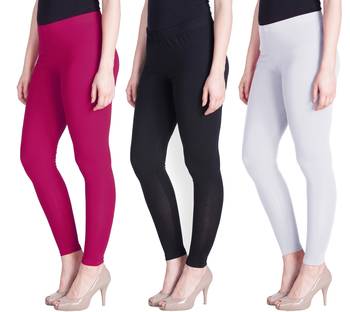 Lyra Multicolour Free Size Ankle Leggings 1