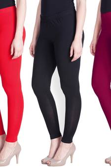 Lyra Multicolour Free Size Ankle Leggings