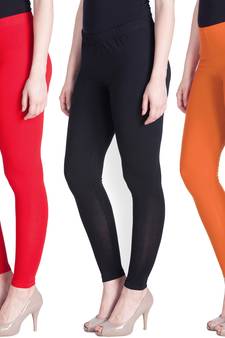 Lyra Multicolour Free Size Ankle Leggings