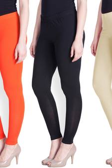 Lyra Multicolour Free Size Ankle Leggings