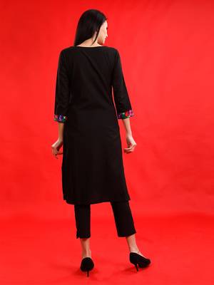 EMAYA cotton Kurti and Pant For Women 4