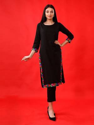 EMAYA cotton Kurti and Pant For Women 5