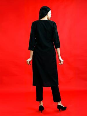 EMAYA cotton Kurti and Pant For Women 4