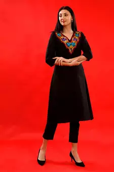 EMAYA cotton Kurti and Pant For Women