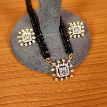 White mangalsutra 1