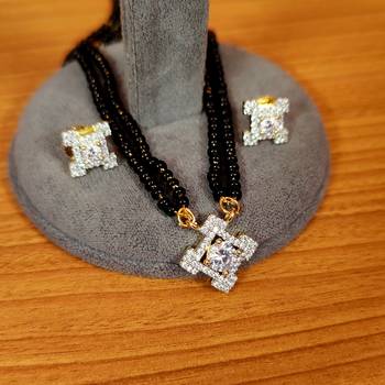 White mangalsutra 1