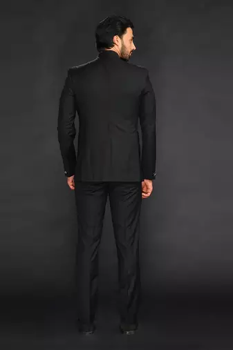 Embrelled Green Imported Velvet Bundgala Paired With Trousser