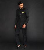 Embrelled Green Imported Velvet Bundgala Paired With Trousser