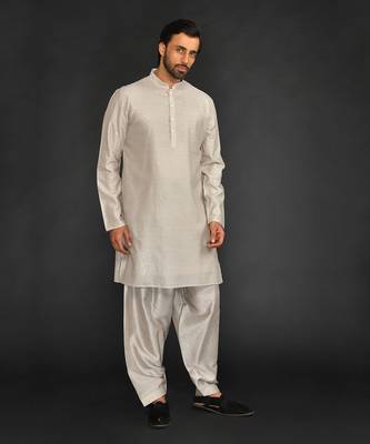 Embroidered Kurta With Churidar 1