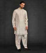 Embroidered Kurta With Churidar