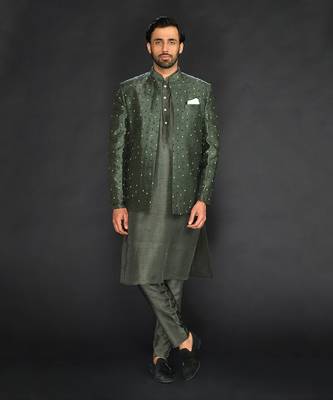 Bandgala With Kurta And Slim Pant 1