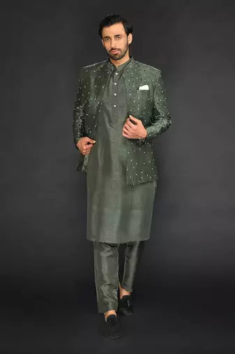 Bandgala With Kurta And Slim Pant