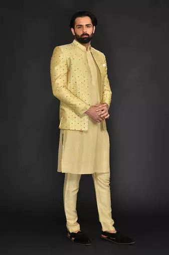 Bandgala With Kurta And Slim Pant