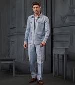 Herringbone Silk Blend Jacket With Trouser