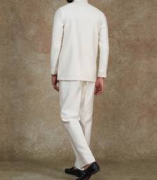 Herringbone Silk Blend Jacket With Trouser