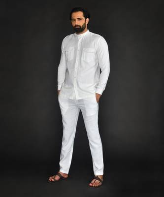 Front Open Short Pathani With Pant 1