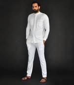 Front Open Short Pathani With Pant