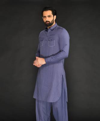 Pathani With Patiyala. Texturing On Pocket 5