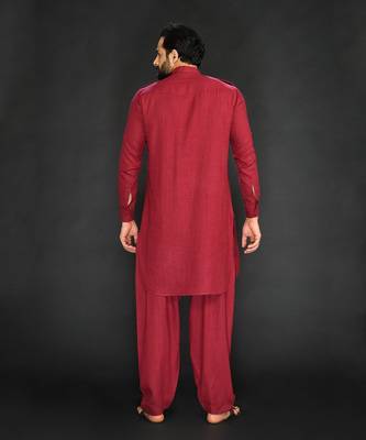 Pathani With Patiyala. Patchwork On Pocket 2