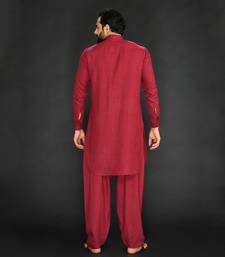 Pathani With Patiyala. Patchwork On Pocket