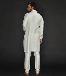 Silk Cotton Kurta With With Slim Pant