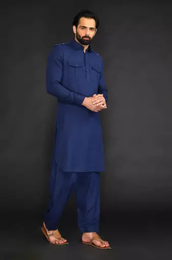Pathani With Slim Pant