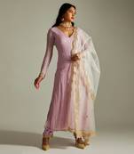Lilac Kurta Pants Set