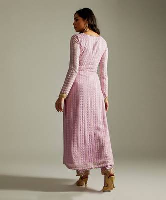 Lilac Kurta Pants Set 2