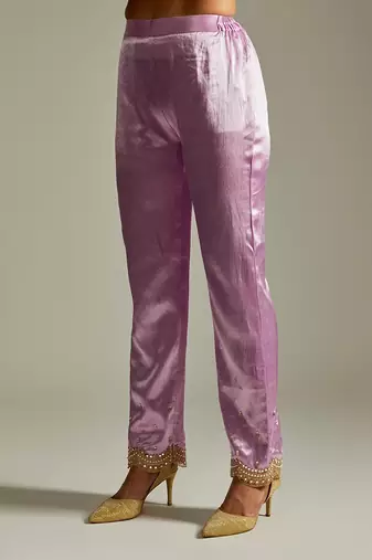 Lilac Kurta Pants Set