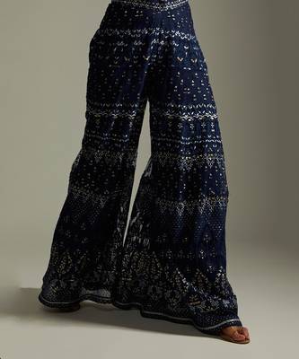 Midnight Blue Kurta Sharara Set 3