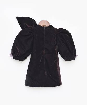 Brown Velvet Dress 4